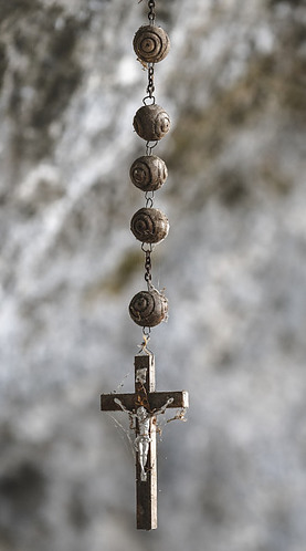 The introductory beads for the Rosary